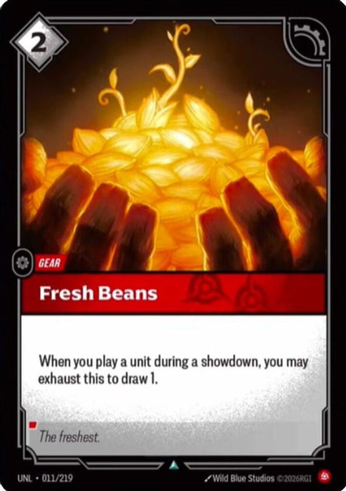 Fresh Beans (#011/219) (Unleashed) Near Mint