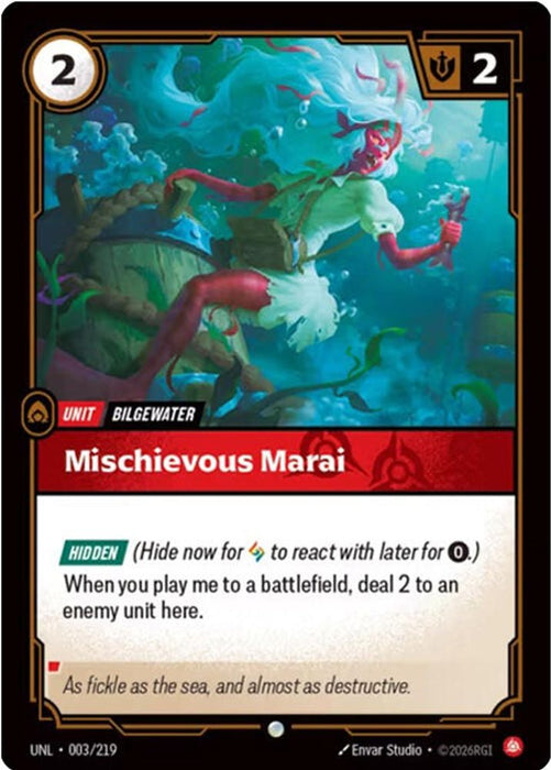 Mischievous Marai (#003/219) (Unleashed) Near Mint