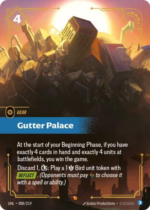 Gutter Palace (#088/219) (Unleashed) Near Mint Foil
