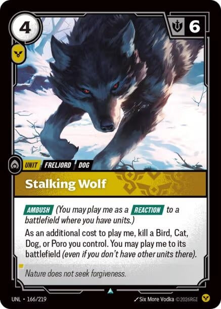 Image for Stalking Wolf (166/219) [Unleashed] - Riftbound: League of Legends Trading Card Game