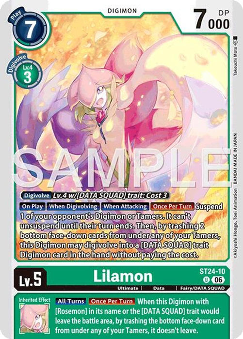 Lilamon (#ST24-10 U) (Starter Deck 24: Data Squad) Near Mint