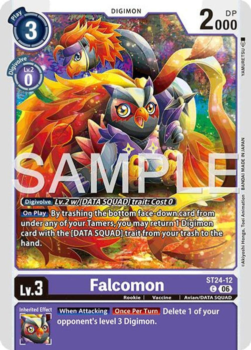 Falcomon (#ST24-12 C) (Starter Deck 24: Data Squad) Near Mint