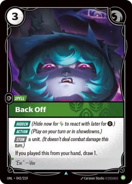 Back Off (#042/219) (Unleashed)