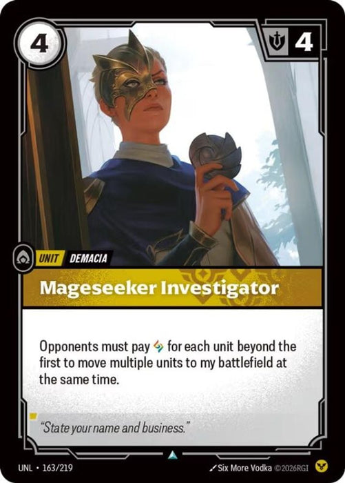 Mageseeker Investigator (#163/219) (Unleashed) Near Mint