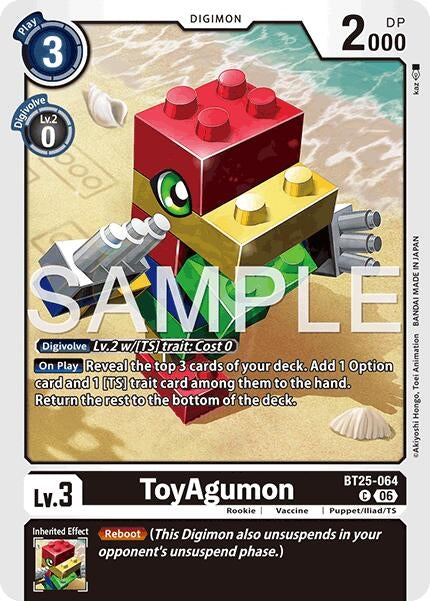 Image for ToyAgumon (BT25-064 C) - Digimon Card Game