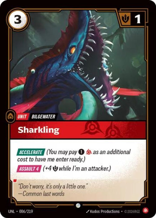Sharkling (#006/219) (Unleashed) Near Mint