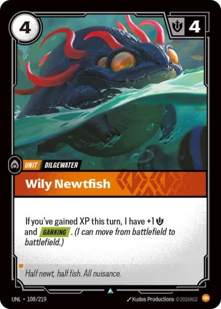 Image for Wily Newtfish (108/219) [Unleashed] - Riftbound: League of Legends Trading Card Game