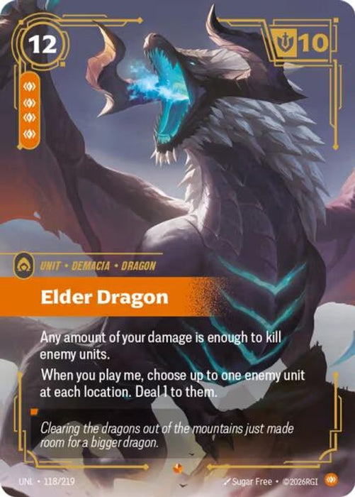 Elder Dragon (#118/219) (Unleashed) Near Mint Foil
