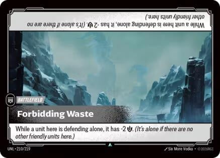 Image for Forbidding Waste (210/219) [Unleashed] - Riftbound: League of Legends Trading Card Game