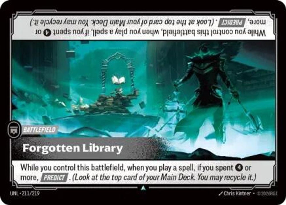 Forgotten Library (#211/219) (Unleashed) Near Mint