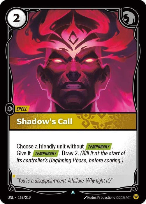 Shadow's Call (#165/219) (Unleashed) Near Mint