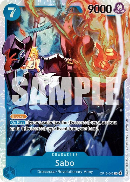 Sabo (#OP15-046) (Adventure on Kami's Island) Near Mint Foil