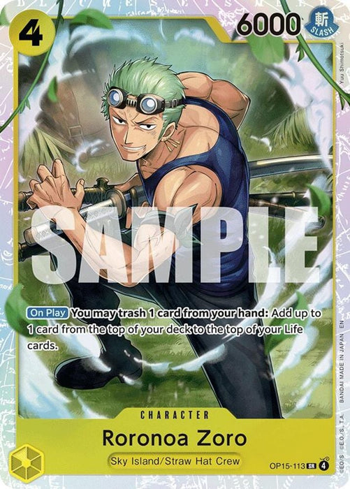 Roronoa Zoro OP15 113 (#OP15-113) (Adventure on Kami's Island)