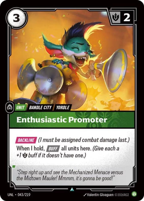 Enthusiastic Promoter (#043/219) (Unleashed) Near Mint