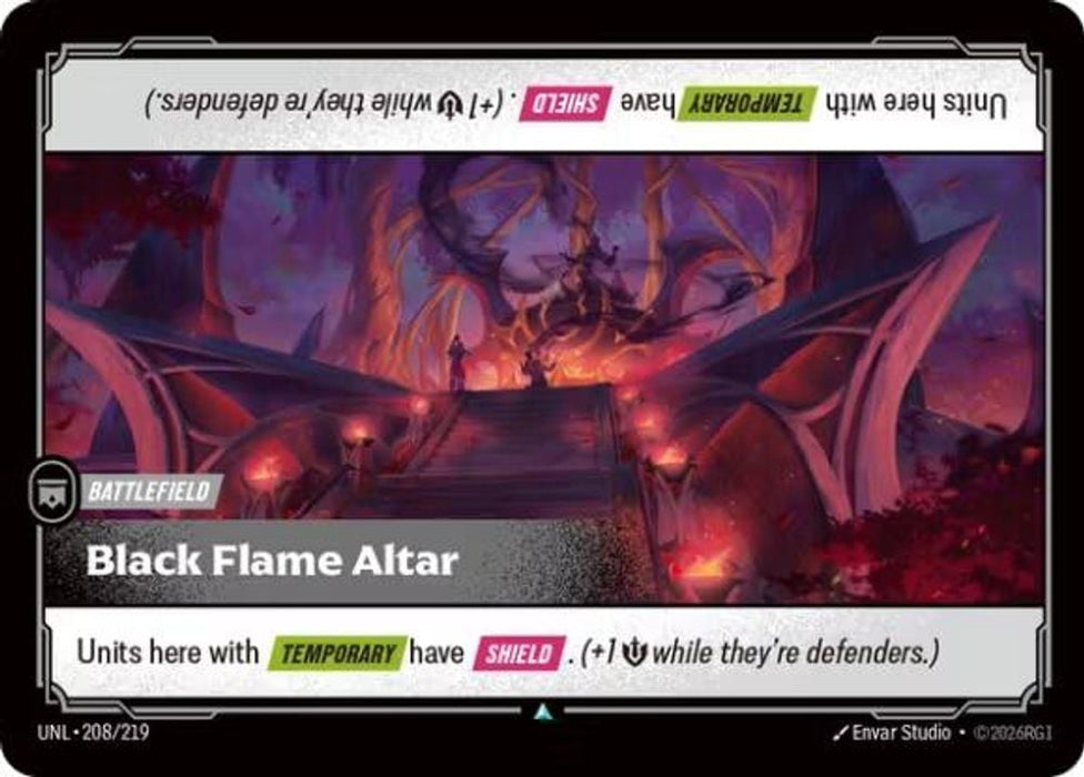 Black Flame Altar (#208/219) (Unleashed) Near Mint
