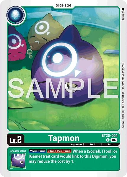 Image for Tapmon (BT25-004 C) - Digimon Card Game