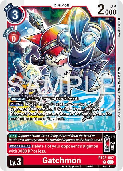 Image for Gatchmon (BT25-007 C) - Digimon Card Game