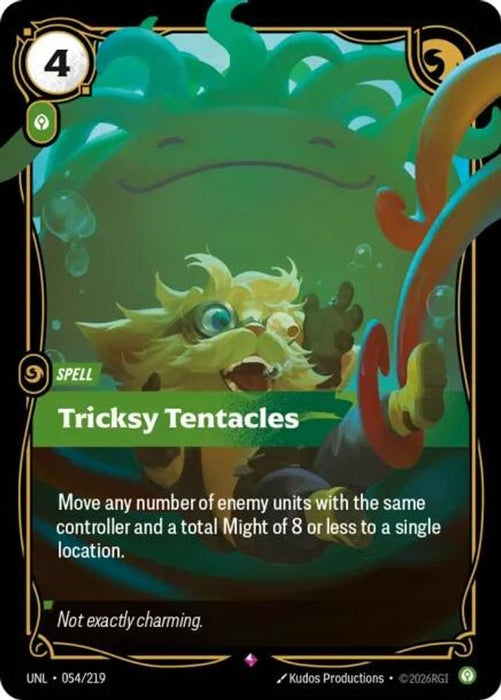 Tricksy Tentacles (#054/219) (Unleashed) Near Mint Foil