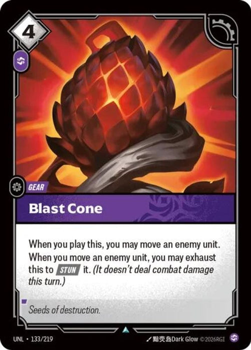 Blast Cone (#133/219) (Unleashed) Near Mint