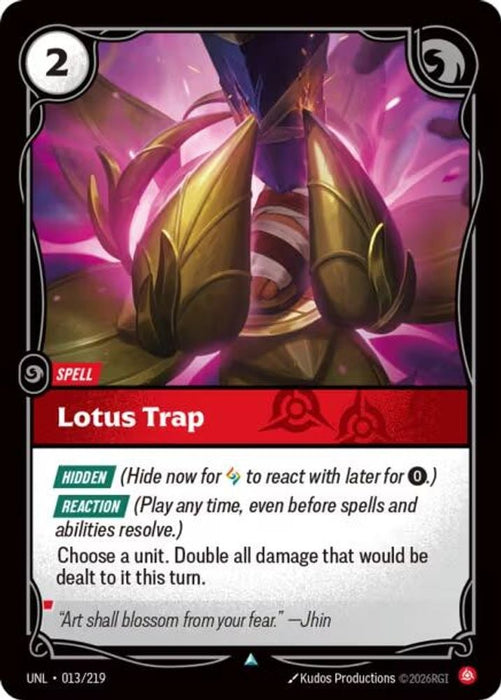 Lotus Trap (#013/219) (Unleashed) Near Mint