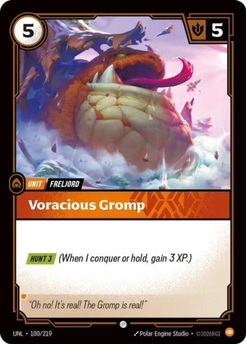 Voracious Gromp (#100/219) (Unleashed) Near Mint