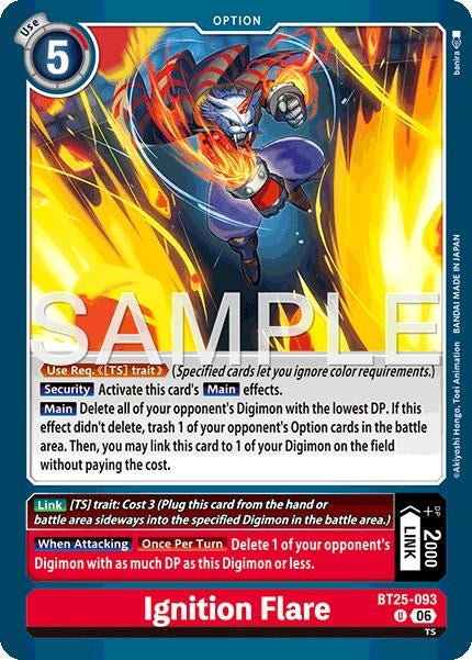 Image for Ignition Flare (BT25-093 U) - Digimon Card Game
