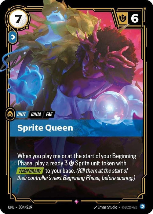 Sprite Queen (#084/219) (Unleashed) Near Mint Foil
