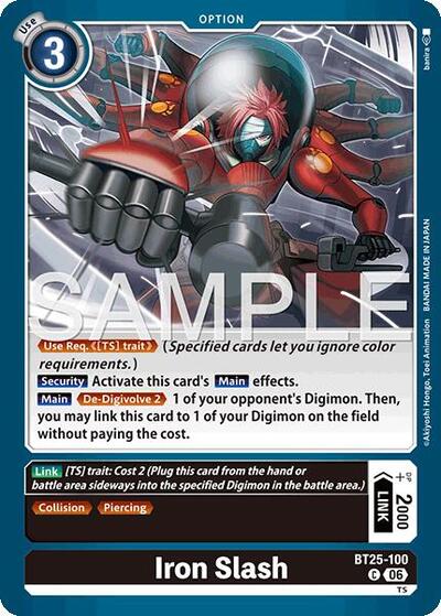 Iron Slash (#BT25-100 C) (Dual Revolution)