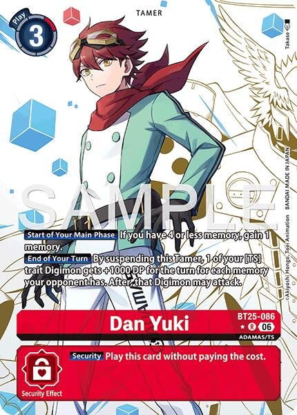 Image for Dan Yuki (Alternate Art) (BT25-086 R) - Digimon Card Game
