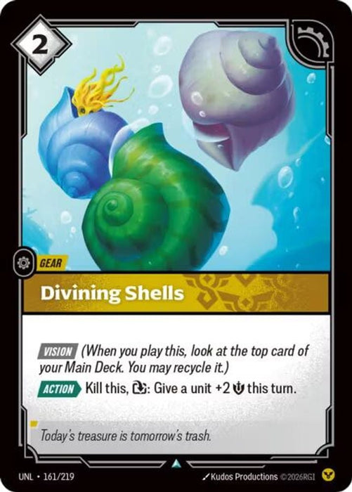 Divining Shells (#161/219) (Unleashed) Near Mint