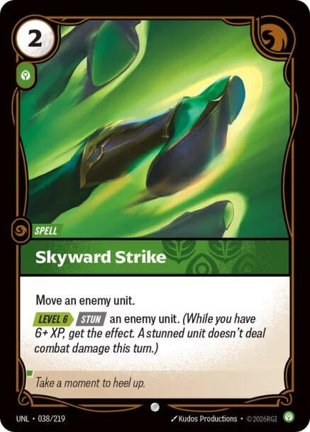Image for Skyward Strike (038/219) [Unleashed] - Riftbound: League of Legends Trading Card Game
