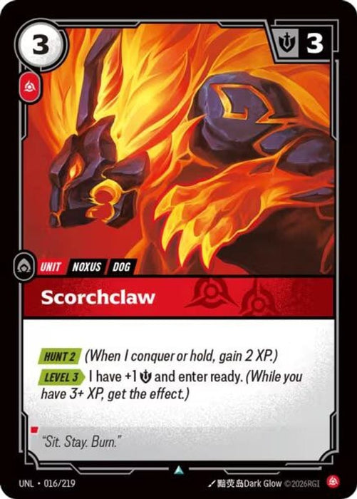Scorchclaw (#016/219) (Unleashed) Near Mint