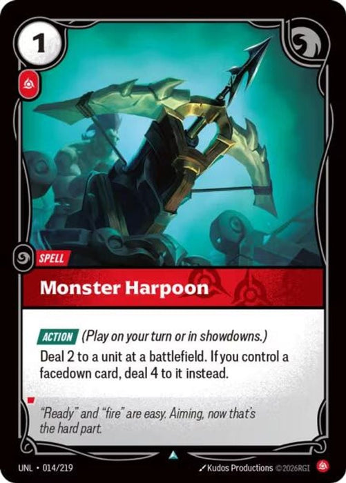 Monster Harpoon (#014/219) (Unleashed) Near Mint