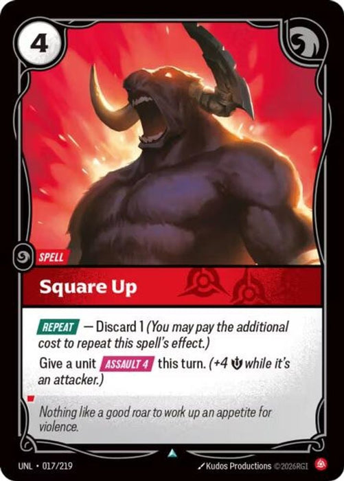 Square Up (#017/219) (Unleashed) Near Mint