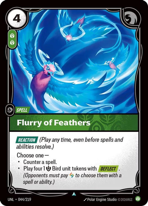 Flurry of Feathers (#044/219) (Unleashed) Near Mint