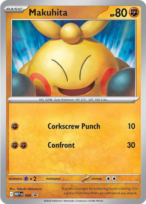 Makuhita - 068 (#068) (ME: Mega Evolution Promo) Near Mint Holofoil