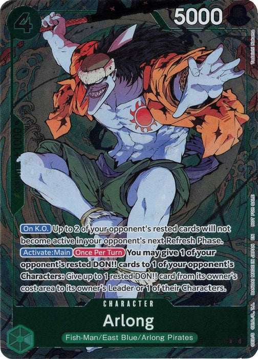 Arlong (Dash Pack) (#OP15-023) (Adventure on Kami's Island) Near Mint Foil