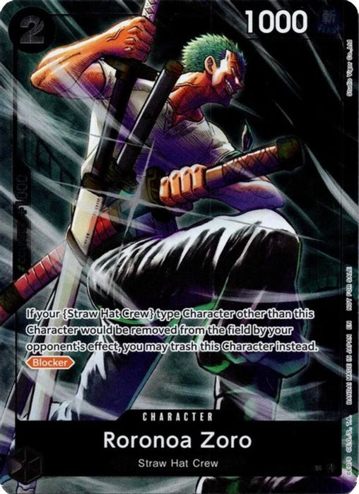 Roronoa Zoro (OP15-094) (Dash Pack) (#OP15-094) (Adventure on Kami's Island) Near Mint Foil