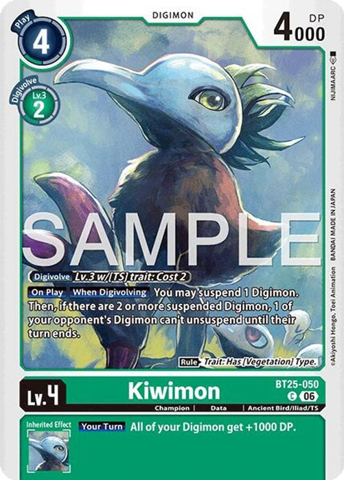 Kiwimon (#BT25-050 C) (Dual Revolution) Near Mint