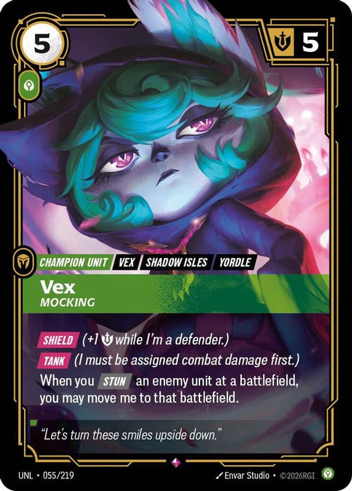 Vex - Mocking (#055/219) (Unleashed) Near Mint Foil