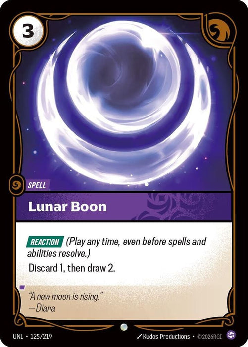 Lunar Boon (#125/219) (Unleashed) Near Mint