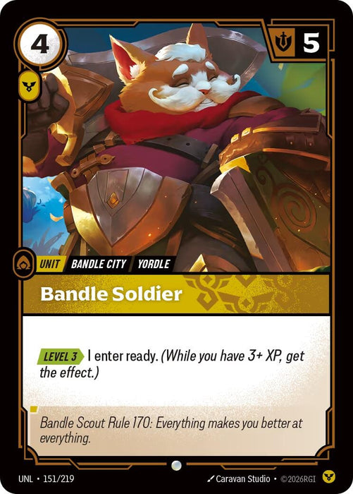 Image for Bandle Soldier (151/219) [Unleashed] - Riftbound: League of Legends Trading Card Game