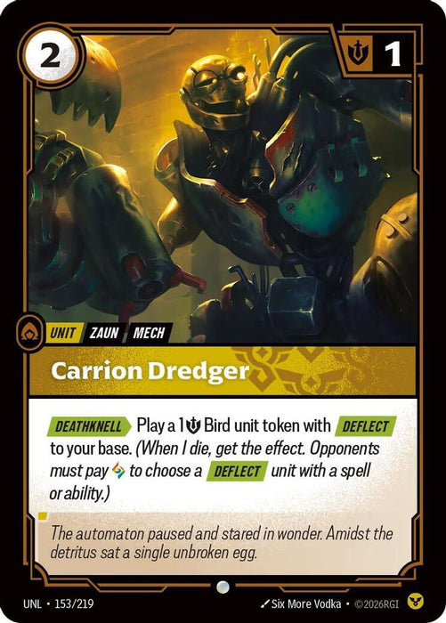 Carrion Dredger (#153/219) (Unleashed) Near Mint