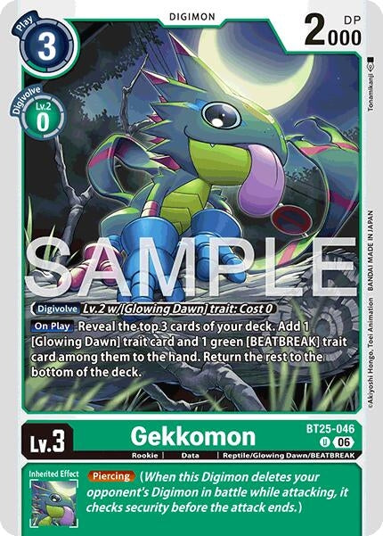 Image for Gekkomon (BT25-046 U) - Digimon Card Game