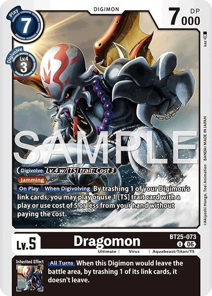 Image for Dragomon (BT25-073 U) - Digimon Card Game