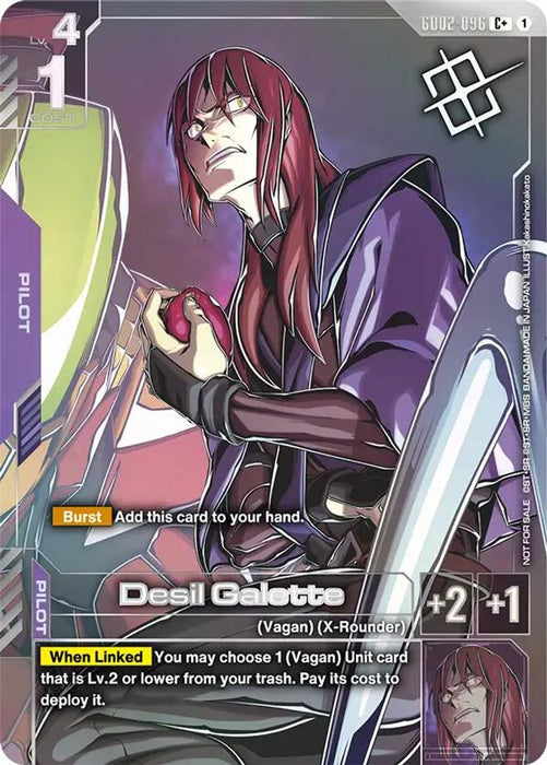 Desil Galette (Store Tournament Winner Pack 04) (#GD02-096) (Gundam Promotional Cards) Near Mint Holofoil