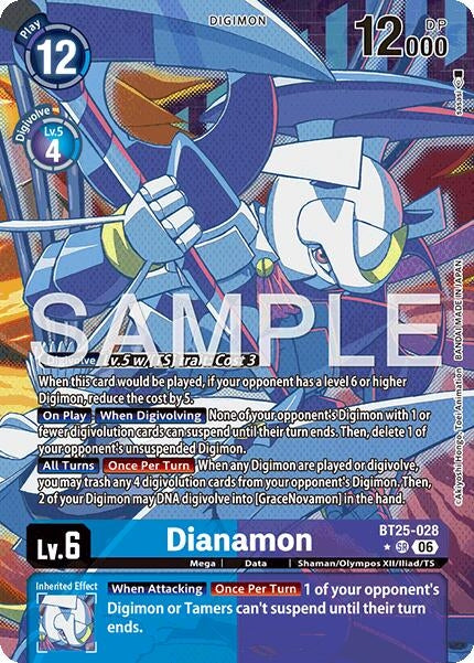 Image for Dianamon (Alternate Art) (BT25-028 SR) - Digimon Card Game