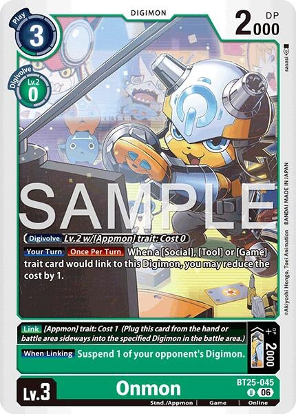 Image for Onmon (BT25-045 U) - Digimon Card Game