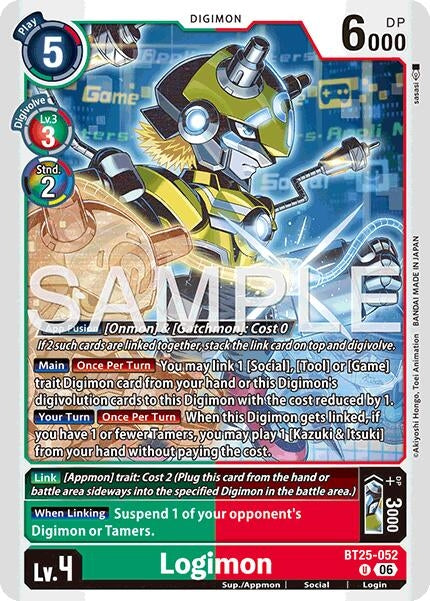 Image for Logimon (BT25-052 U) - Digimon Card Game