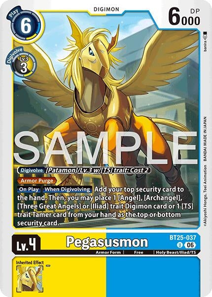 Image for Pegasusmon (BT25-037 U) - Digimon Card Game